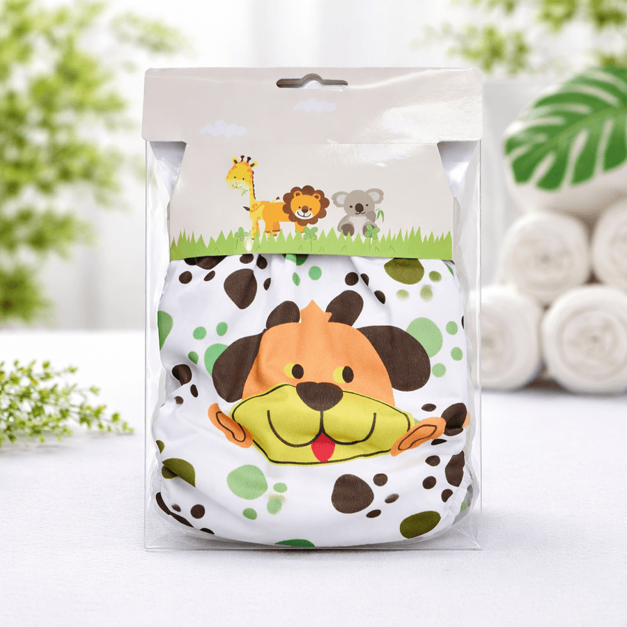 Baby Washable Reusable Cloth Diapers (Pack of 3) – Adjustable, Leak-Proof & Soft (0-24 Months)
