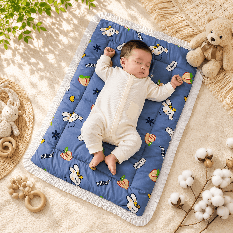 Pure Cotton Baby Changing Mat Combo Pack of 6 / Multi Color & Cute Printed Designs