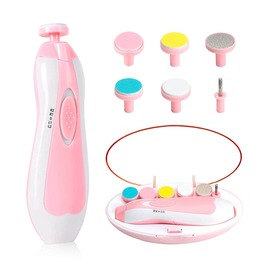 Multicolor Safe Baby Nail Trimmer | Electric Nail File for Newborns (0β3 Years) | Gentle & Pain-Free