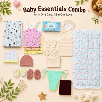 Premium Newborn Baby Essentials Combo Set