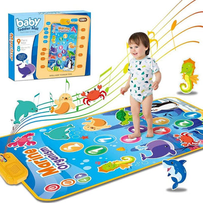 Multicolor Baby Musical Toddler Mat | Piano Play Mat for Kids | Sound & Music Floor Activity Mat