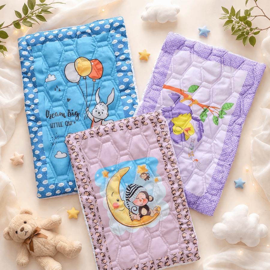 Multicolor Multi Print Baby Godadi (Pack of 3)
