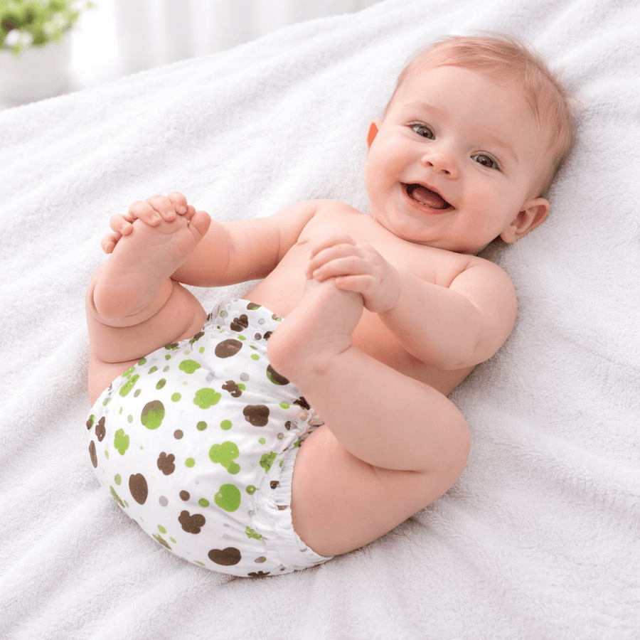 Baby Washable Reusable Cloth Diapers (Pack of 3) – Adjustable, Leak-Proof & Soft (0-24 Months)
