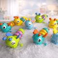 Wiggle Wings Moving Toy for Kids | Colorful Wind-Up Crawling Baby Toy with Flapping Wings