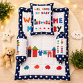 Baby Bedding Set with Pillow & Side Bolsters | Soft & Comfortable Sleeping Nest for Baby