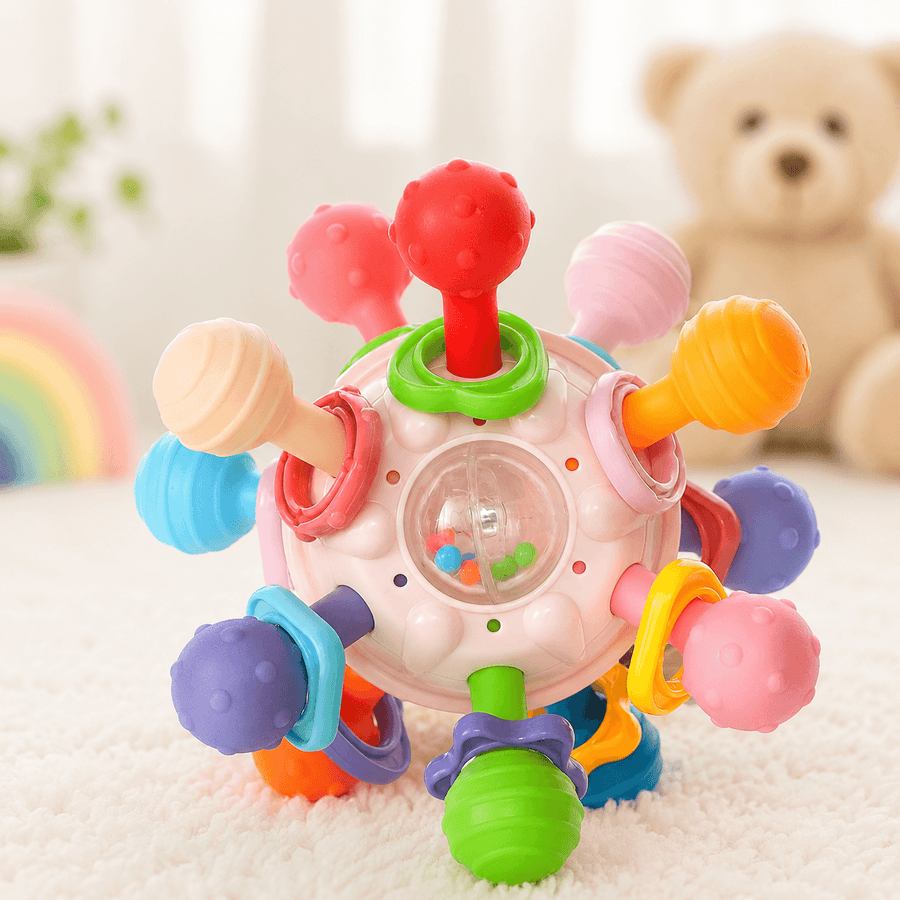 Baby Hand Sensory Ball Rattle Toy for Babies