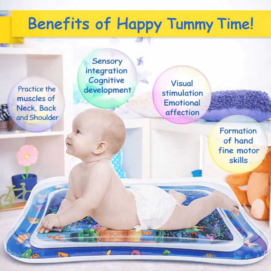 Tummy Time Water Mat for Babies (Pack Of 1)