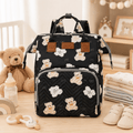 Mommy Bag Cute & Spacious | Cute Teddy Print Mother Bag Backpack