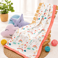 Premium Muslin Baby Blanket | Soft Lightweight Baby Dohar | Multi Print