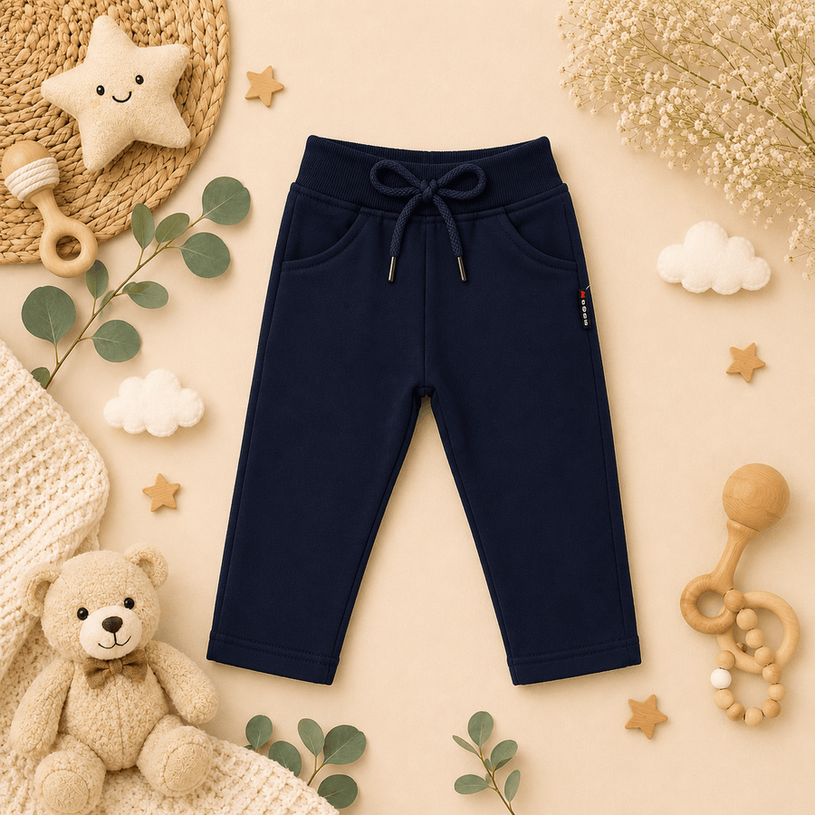 Premium Kids Black & Blue Track Pant