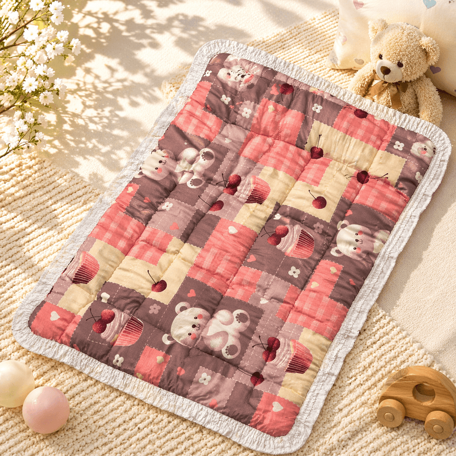 Pure Cotton Baby Godadi Pack of 3 | Soft & Skin Friendly | Random Colors & Prints