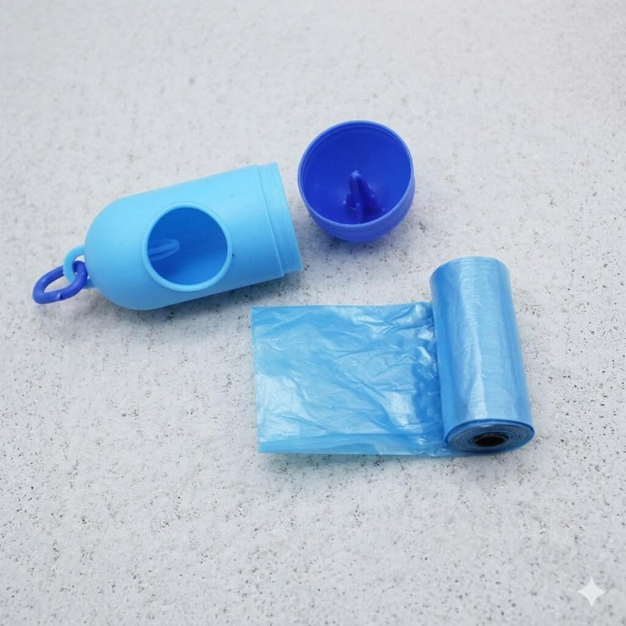 Portable Diaper Disposal Bags (9 Rolls + Dispenser) – Hygienic & Easy Use (Multicolor)