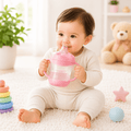 Baby Training Sipper Cup with Handles – Soft Silicone Spout (Multi Color)