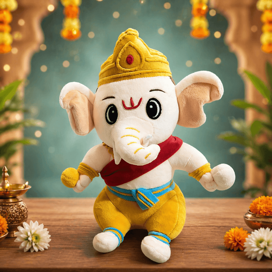 Divine Soft Musical Baby Toy - Ganeshji & Krishna