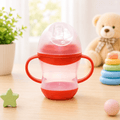 Baby Training Sipper Cup with Handles – Soft Silicone Spout (Multi Color)