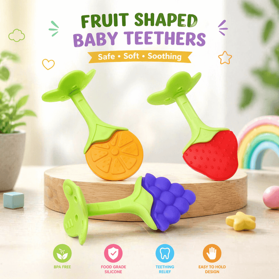 Fruit Shape Silicone Baby Teether
