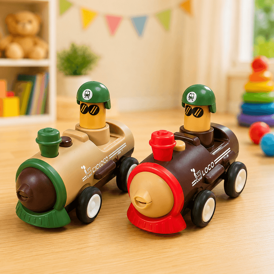 Press & Go Vehicle Toy for Kids | Assorted Push Toys for Toddlers