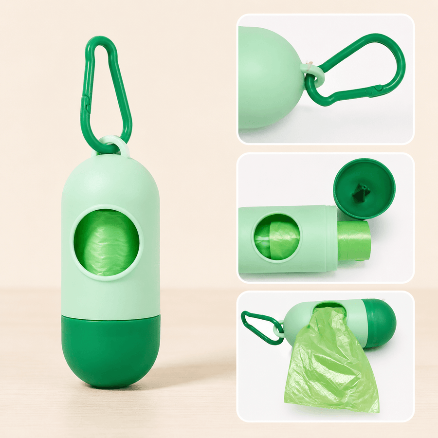 Portable Diaper Disposal Bags ( 1 Roll + Dispenser )