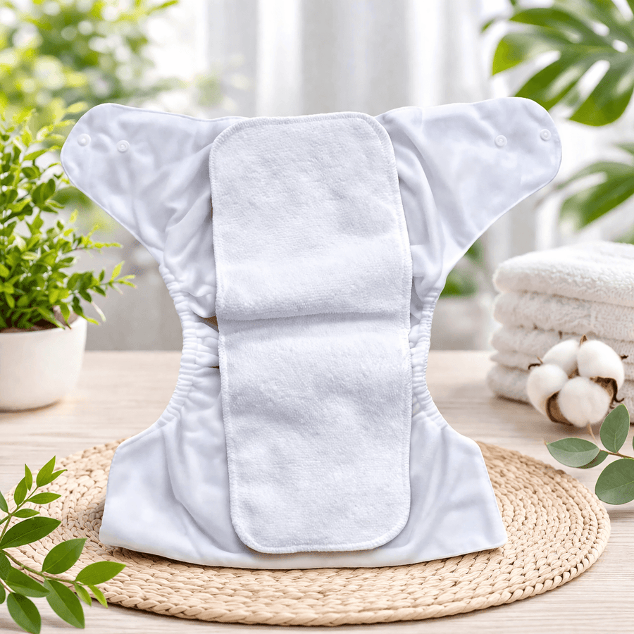 Baby Washable Reusable Cloth Diapers (Pack of 3) – Adjustable, Leak-Proof & Soft (0-24 Months)