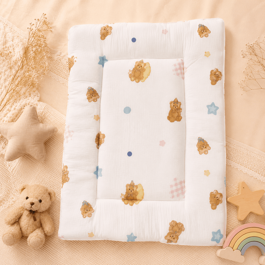 Premium Crush Muslin Godadi – Pack of 5 | Soft & Lightweight for Babies