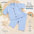 Premium Muslin Cotton Baby Co-Ord Set (Unisex) (Shirt & Pants) – Ultra Soft & Skin-Friendly Comfort