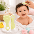 Multicolor Baby Comb and Brush Set | Soft Hair Brush & Comb for Newborn