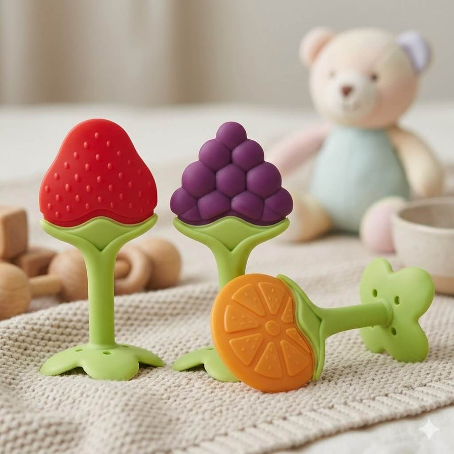 Fruit Shape Silicone Baby Teether