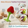 Premium Baby Essentials Combo Set | Fruit Feeder + Silicone Fruit Teether + Soft Feeding Spoon | BPA Free Baby Feeding Kit