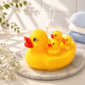 Chu Chu Sound Duck Family Bath Toy Set (1 Big Duck + 3 Small Ducklings) | Squeaky Floating Water Toy for Kids