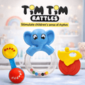Tim Tim Baby Rattle Toy Set (3 Pcs) for Kids | Colorful Musical Rattles