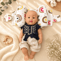 100% Cotton Baby Adjustable Head Support Pillow | Baby Neck Support Pillow | Newborn Head Shaping Pillow