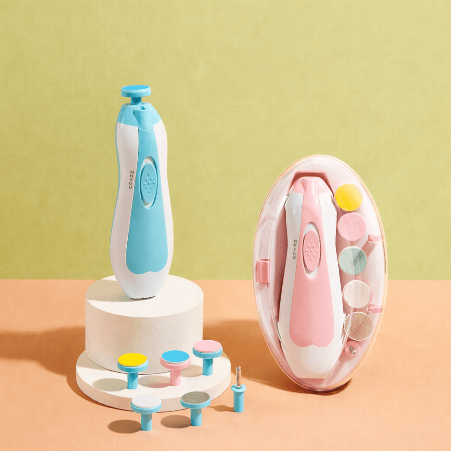 Multicolor Safe Baby Nail Trimmer | Electric Nail File for Newborns (0–3 Years) | Gentle & Pain-Free