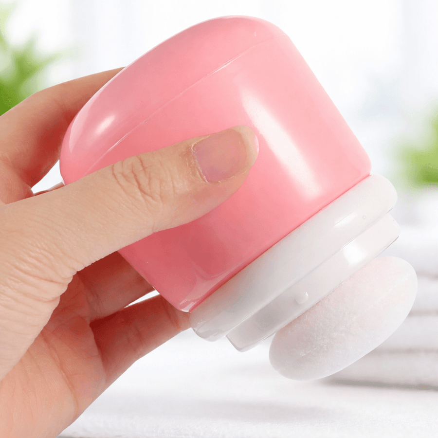 Premium Soft Baby Powder Puff | Gentle & Safe for Newborn Skin | Choose Your Color (Blue / Pink) (Pack of 1)