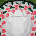Baby Chhathi Ceremony Complete Combo Set for Boys & Girls – Moti Godadi, Romper Set, Cap, Mittens Booties, Vidhata Book, Pagli Rumal & 7 Slogan Cards