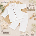 Premium Muslin Cotton Baby Co-Ord Set (Unisex) (Shirt & Pants) – Ultra Soft & Skin-Friendly Comfort