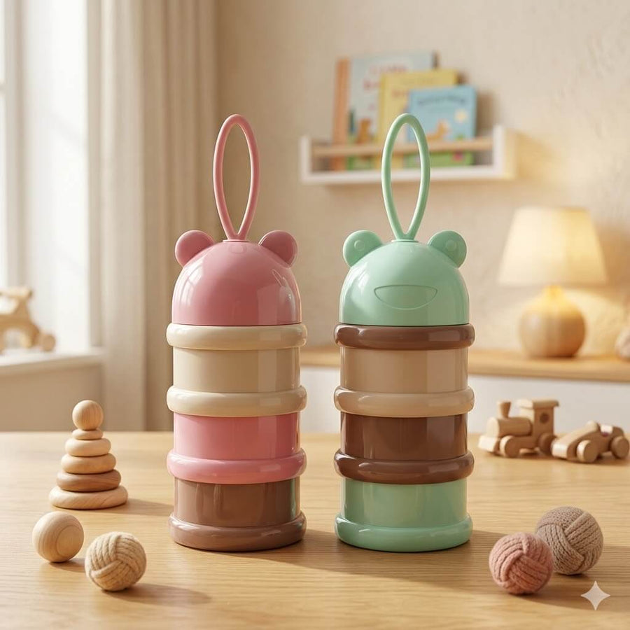 Baby Tiffin Box for Kids – Leak-Proof, Multicolor (1 Pc, Random Color)