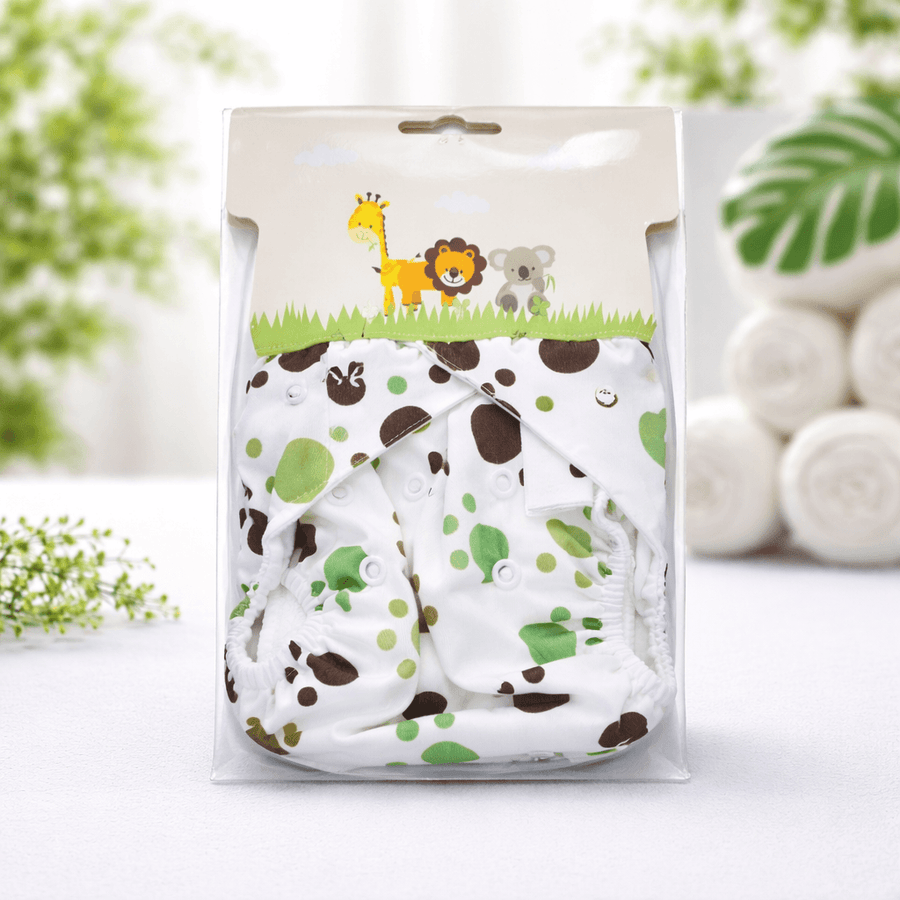 Baby Washable Reusable Cloth Diapers (Pack of 3) – Adjustable, Leak-Proof & Soft (0-24 Months)