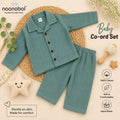 Premium Muslin Cotton Baby Co-Ord Set (Unisex) (Shirt & Pants) – Ultra Soft & Skin-Friendly Comfort