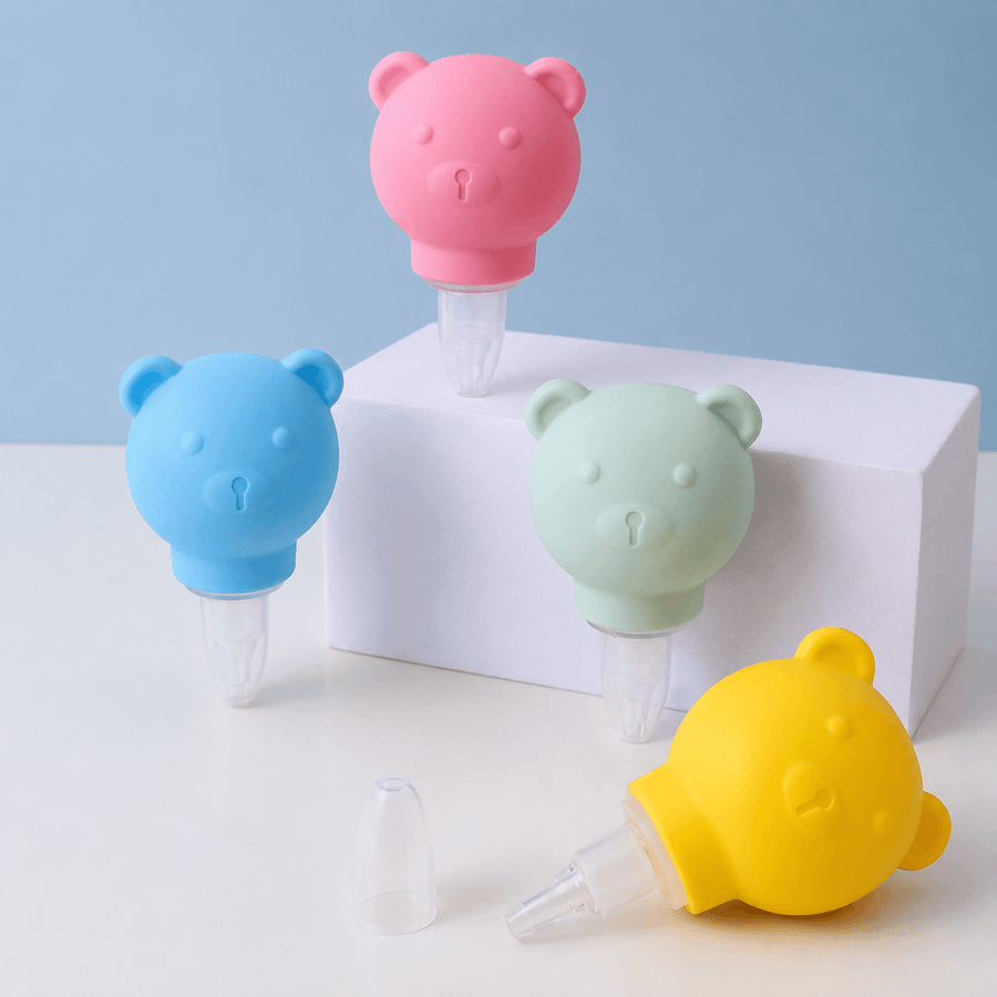 Baby Nasal Aspirator for Newborn Babies | Soft Silicone Nose Cleaner