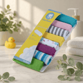 Multicolor Gerber Soft Cotton Baby Hanky Pack of 8 | Hand Napkins for Babies