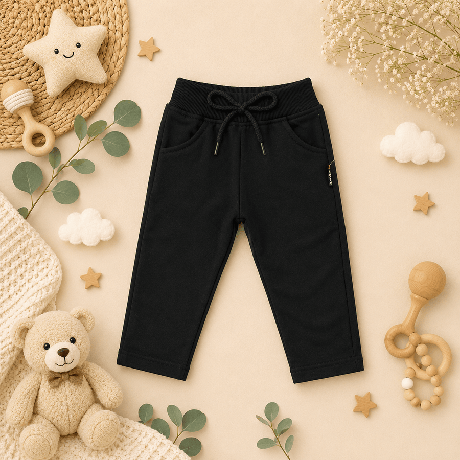 Premium Kids Black & Blue Track Pant