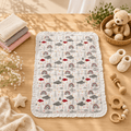 Pure Cotton Baby Changing Mat Combo Pack of 6 / Multi Color & Cute Printed Designs