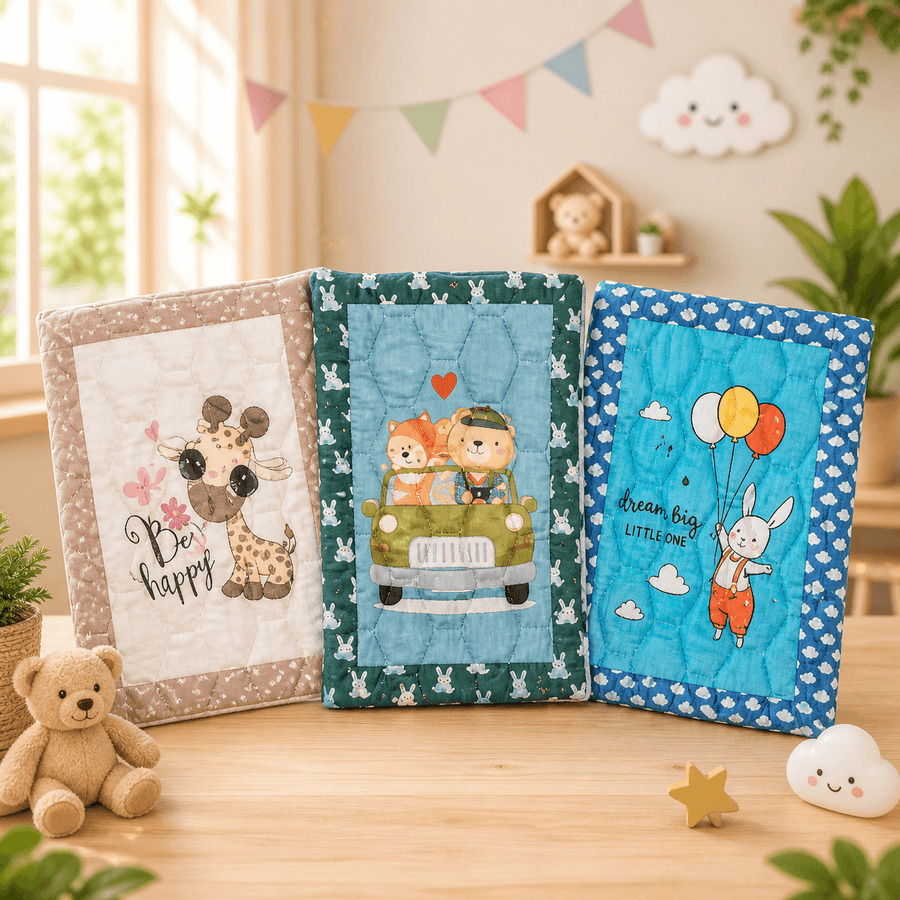 Multicolor Multi Print Baby Godadi (Pack of 3)
