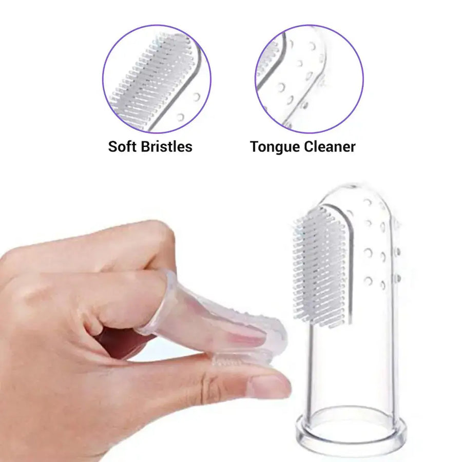 Silicone Baby Finger Brush for Kids | Soft Gum Cleaner & Toothbrush (0–3 Years)